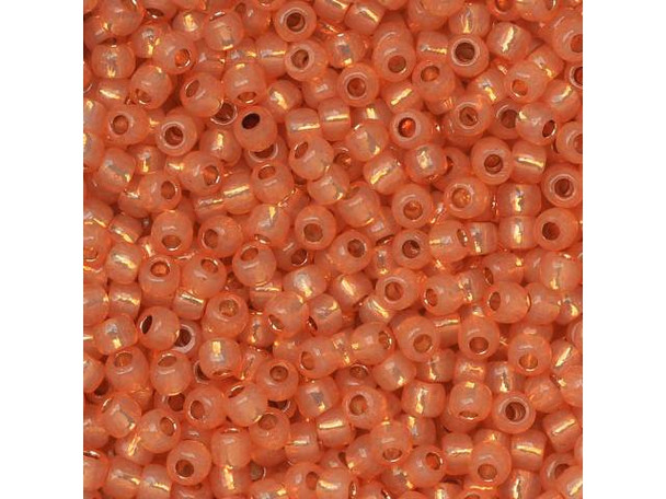 The uniform size and shape of Toho seed beads make them an excellent choice for beadwork and consistently-sized spacers.Toho seed beads are usually colorfast; however, galvanized and silver-lined  beads may fade over time. Protect them from bleach, excessive friction and direct sunlight to keep them looking like new. Seed Bead Facts What are seed beads? Popular, tiny glass beads commonly used for weaving and embellishment.How are they made? Glass is pulled or drawn using a hollow tube, and then   the glass is cut in small pieces. They are sometimes reheated to round   the ends.What's that funny little zero? That zero refers to   the number of aughts, which is a unit used to indicate the size of   small beads. The scale is inverted, so larger numbers of aughts   correspond to smaller beads (i.e. the bigger the number, the smaller   the bead). Size 11 would be 00000000000, but since that takes up too much   room, it is abbreviated to 110.  See Related Products links (below) for similar items and additional jewelry-making supplies that are often used with this item. 