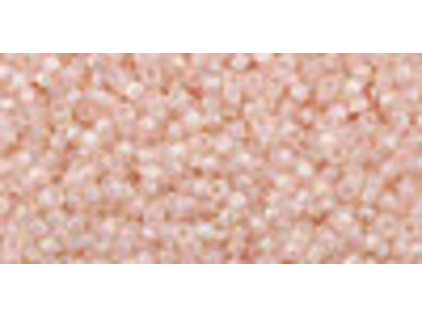 TOHO Glass Seed Bead, Size 15, 1.5mm, Transparent-Rainbow Rosaline (Tube)