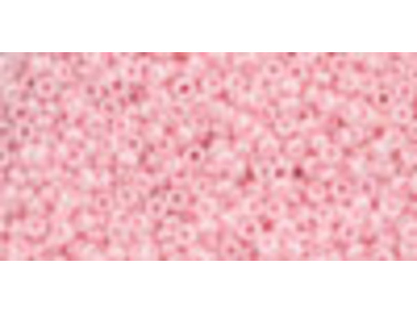 TOHO Glass Seed Bead, Size 15, 1.5mm, Ceylon Innocent Pink (Tube) TOHO Glass Seed Bead, Size 15, 1.5mm, Ceylon Innocent Pink (Tube)