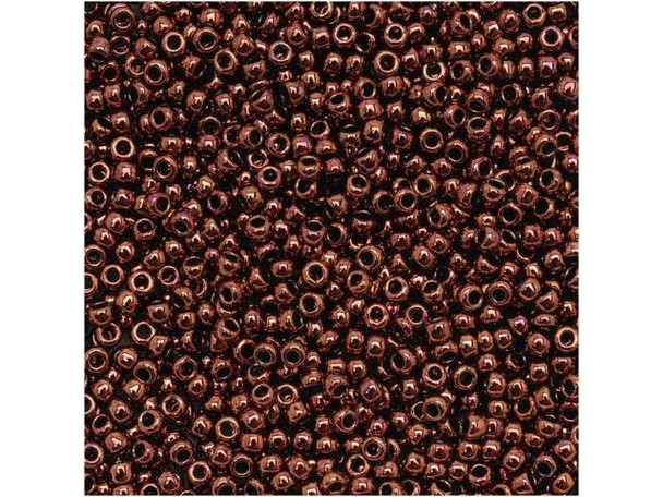 TOHO Glass Seed Bead, Size 15, 1.5mm, Dk Bronze (Tube)