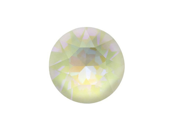 An opalescent look full of shimmer and fire fills this PRESTIGE Crystal Components chaton. This crystal component features a shape similar to a traditional diamond cut with a crown and cutlet. Indeed, the gemstone-like cut facets, with their complex multi-layering and angles, take crystal one step closer to the diamond. The DeLite effect creates highlighted facets that show the depth and clarity of the crystal, making each facet appear sharp and perfect with intense sparkle.Sold in increments of 12