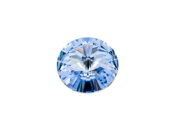 Transform your handmade jewelry into a work of art with PRESTIGE Crystal's #1122 Rivoli 12mm in Light Sapphire, the one-of-a-kind gem for a truly stunning look. The crystal-clear clarity of this exquisite piece exudes a subtle elegance that adds a touch of femininity to any accessory. Delicately cut to perfection, you'll marvel at the way it radiates light from every angle. With its undeniable allure, this crystal gem is the perfect addition to your collection and will leave you in awe with its unmatched brilliance. Infuse your designs with beauty and sophistication with this exceptional PRESTIGE Crystal Rivoli.