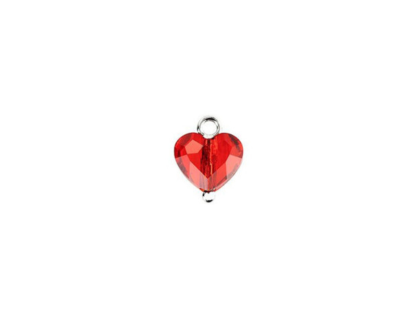 Keep your designs cute with this PRESTIGE Crystal Components charm. This little dangle is part of the PRESTIGE Crystal Components Cutie Cutes line, a charming and playful collection of crystal combinations that will bring a touch of joy to your jewelry designs. Each one tells a story and becomes an emoji all of its own within your projects. It's the perfect way to create meaningful styles. This charm features a lovely heart crystal shape. Use the loop at the top of the heart to add this charm to your designs.