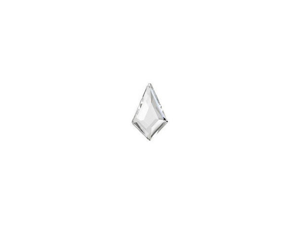 Add a fun shape to designs with this PRESTIGE Crystal Components flatback. This flatback features a geometric kite shape that will add energy to your designs. Use it in nail art, embed it into epoxy clay, and more. This classic shape will work well with the 2772 Trapeze flatbacks, the 2773 Diamond flatbacks, and the 2400 square flatbacks to create mosaic patterns. This flatback will help you make kaleidoscope patterns anywhere. It features a versatile clear color.Sold in increments of 12