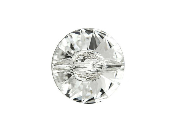 With the classic Rivoli faceting and a horizontally drilled hole in the back of this PRESTIGE Crystal Components crystal button, this little gem will make a wonderful clasp or focal piece. String it on a head pin and incorporate it into your earring designs. Embellish your next craft or sewing project with this lovely little button. This button features a transparent color full of brilliant sparkle. Use it to enhance any color palette you may have in mind.