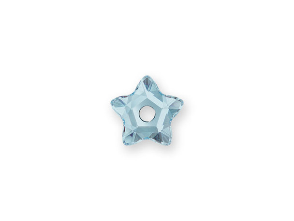 Playful design and refreshing versatility fill this PRESTIGE Crystal 3754 Star Flower Sew-On Stone. This stone features a rounded star shape with sparkling facets.  The center stringing hole is like the center of a flower. The placement of the hole lets you use this stone as a sew-on component or as a spacer bead.Sold in increments of 12