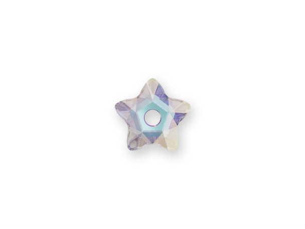 Playful design and refreshing versatility fill this PRESTIGE Crystal 3754 Star Flower Sew-On Stone. This stone features a rounded star shape with sparkling facets.  The center stringing hole is like the center of a flower. The placement of the hole lets you use this stone as a sew-on component or as a spacer bead.Sold in increments of 12