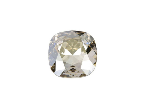 Create eye-catching style with the PRESTIGE Crystal Components 4470 12mm cushion fancy stone in Crystal Silver Shade. This fancy stone features a traditional gemstone cushion cut, a square shape with rounded edges. The beautiful faceting enhances the sparkle of this stone, giving you an eye-catching focal for designs. Use it in bead embroidered designs, with epoxy clay and more. It features a sparkling silvery white color.