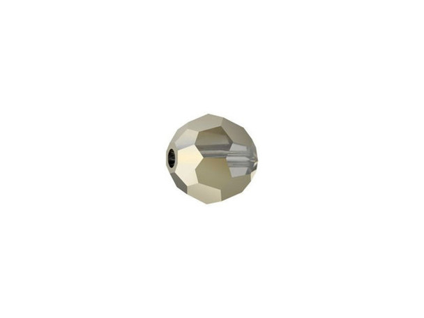 This 6mm faceted round Metallic Light Gold crystal features a fascinating shine. Each bead has a wonderful light gold finish, which is enhanced by the faceting of this round crystal bead. It reflects light in a dramatic fashion, making it perfect to accent your favorite pendants or crystals. With a reflective, metallic shine, you'll love adding this round to your designs for a brilliant statement. String a few together to create a bracelet perfect for a night out on the town. Use PRESTIGE Crystal Components crystals only when you want to look your very best.Sold in increments of 12