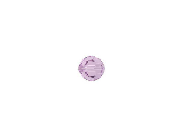 Displaying a classic round shape and multiple facets, this bead can be added to any project for a burst of sparkle. The simple yet elegant style makes this bead an excellent supply to have on hand, because you can use it nearly anywhere. This small bead features a soft purple color full of beautiful sparkle.Sold in increments of 12