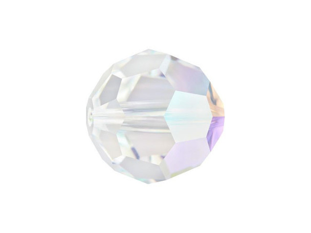 You'll love the enchanting look of this PRESTIGE Crystal Components crystal faceted round. Displaying a classic round shape and multiple facets, this bead can be added to any project for a burst of sparkle. The simple yet elegant style makes this bead an excellent supply to have on hand, because you can use it nearly anywhere. This bold bead is sure to stand out in your necklace and bracelet designs. It features clear color with an iridescent finish that adds rainbow tones.Sold in increments of 3