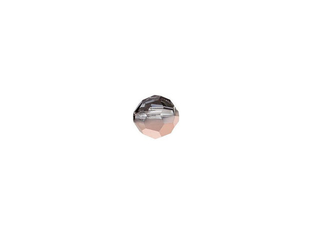 Add timeless elegance to your designs with the PRESTIGE Crystal Components 5000 4mm faceted round in Crystal Rose Gold. Displaying a classic round shape and multiple facets, these beads can be added to any project for a burst of color. The simple yet elegant style makes this bead an excellent supply to have on hand, because you can use them nearly anywhere. This bead features a small size, so it is great for using as an accent in necklaces, bracelets and even earrings. It features a vintage rose color with hints of gold sparkle. It is a shiny, mirror-like color full of metallic beauty.Sold in increments of 12