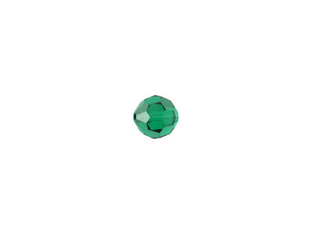 Luxurious style begins with this PRESTIGE Crystal Components crystal faceted round. Displaying a classic round shape and multiple facets, this bead can be added to any project for a burst of sparkle. The simple yet elegant style makes this bead an excellent supply to have on hand, because you can use it nearly anywhere. This bead is small in size, so you can use it as a spacer or as a pop of color wherever you need it. It features a rich emerald green color.Sold in increments of 12