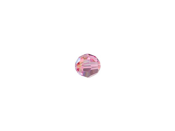 Give any design some pizzazz with this PRESTIGE Crystal Components faceted round bead. Displaying a classic round shape and multiple facets, this bead can be added to any project for a burst of sparkle. The simple yet elegant style makes this bead an excellent supply to have on hand, because you can use it nearly anywhere. This small bead makes a great spacer. The shimmer effect is a special coating specifically designed to capture movement. This effect adds brilliance, color vibrancy, and unique light refraction.Sold in increments of 12