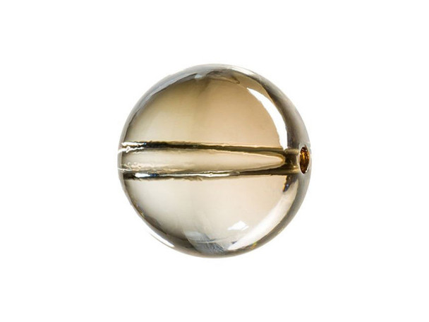 The brilliance of crystal takes on classic style in the PRESTIGE Crystal Components 5028 10mm crystal globe bead in Crystal Golden Shadow. This bead features a perfectly round, smooth shape, creating an opulent 3D effect. This sleek yet expressive bead complements all looks with its perfect simplicity. It is a magical orb of crystal that will enhance any design. This bold bead makes the perfect showcase piece for necklaces and bracelets. This bead features a pale gold color like that of champagne.Sold in increments of 6