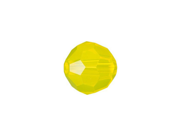 For a sunny look, try the PRESTIGE Crystal Components 5000 8mm faceted round in Yellow Opal. Displaying a classic round shape and multiple facets, these beads can be added to any project for a burst of sparkle. The simple yet elegant style makes this bead an excellent supply to have on hand, because you can use them nearly anywhere. It features a sunny opalescent yellow color inspired by the gemstone citrine. It is both fiery and elegantly matte. It is the perfect size for matching necklace and bracelet sets.Sold in increments of 6