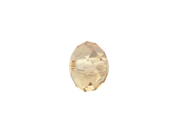 Incorporate this Austrian crystal PRESTIGE Crystal Components bead into your jewelry designs anywhere you wish to add sparkle. This Light Colorado Topaz roundel features a pale golden hue that gains brilliance from the multi-faceted surface. Try mixing it with gold and silver components for a modern result.Sold in increments of 3