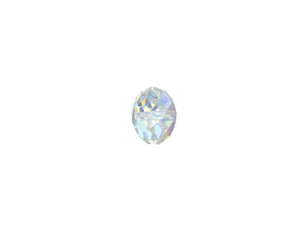 Add delightful sparkle to your style with this PRESTIGE Crystal Components Briolette bead. This bead features a classic roundel shape covered in precisely cut diamond-shaped facets. Each facet catches the light and exudes sparkle and brilliance. Add it to any design to catch everyone's eye. This bead is the perfect size for matching necklace and bracelet sets. You can even use it in earrings. It features a clear color with an iridescent finish that adds rainbow tones.Sold in increments of 6