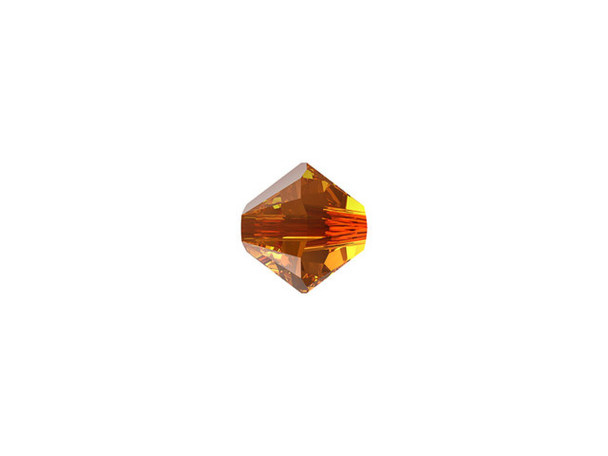 Give your designs an elegant look with this beautiful faceted Bicone in the gorgeous Light Amber color from PRESTIGE Crystal Components. This Bicone crystal features the cut with 12 amazing facets full of sparkle and brilliance. This patented cut is beyond measure and just has to be seen to be truly appreciated. Make your designs pop with this gorgeous 5mm crystal bead today.Sold in increments of 24