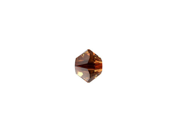 Give your designs an elegant look with this beautiful faceted Bicone in the gorgeous Smoked Amber color from PRESTIGE Crystal Components. This Bicone crystal features the cut with 12 amazing facets full of sparkle and brilliance. This patented cut is beyond measure and just has to be seen to be truly appreciated. Make your designs pop with this gorgeous 3mm crystal bead today.Sold in increments of 24