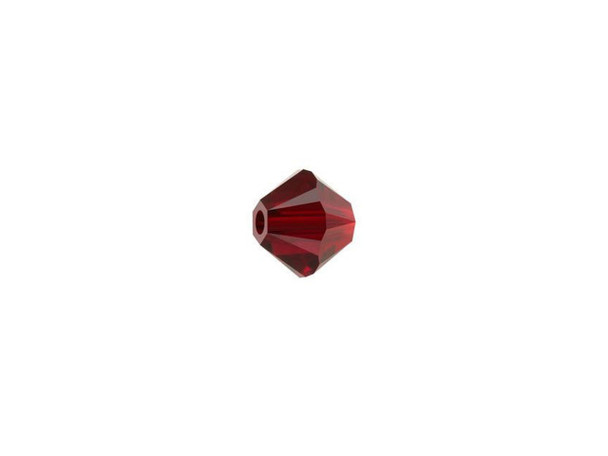 This PRESTIGE Crystal Components 5328 5mm Bicone in Siam is a brilliantly bold addition to any piece. Bright red makes a stunning statement in almost any jewelry design. Pair this Austrian crystal bead with bright colors and bold shapes for a dramatic look, or stick with a more neutral color pattern for a subtly chic piece. The innovative cut features alternating large and small facets.Sold in increments of 24