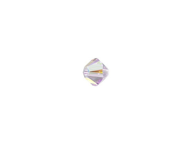 For a marvelous display of sparkle, try this PRESTIGE Crystal Components bead. This bead features the popular Bicone shape that tapers at both ends, much like a diamond. The multiple facets cut into the surface of the crystal create a sparkling effect that is sure to catch the eye. This bead is small in size, so it makes a wonderful spacer between larger beads.Sold in increments of 24