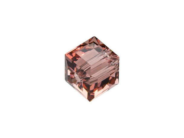 Feminine style meets modern shape in the PRESTIGE Crystal Components 5601 8mm faceted cube in Blush Rose. This modern bead features a cube shape with precision-cut facets for sparkle from every angle. This bead is perfect for creating a playful feel in your designs. Try it in necklaces, bracelets and even earrings. It's sure to add excitement to your style. This bead is perfect for matching jewelry sets. This crystal features a soft and dusty pink hue full of dreamy style.Sold in increments of 6