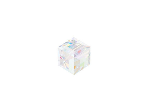 The PRESTIGE Crystal Components 5601 6mm Crystal AB cube has a beautiful translucent color with an iridescent shine, making it perfect for any jewelry creation. The subtle color and small size make it perfect for pairing with strong pendants or charms. The AB finishing on this cube makes it appear to be different colors, depending on which angle it captures the light. The elegant shape and captivating facets combine to create a spectacular treasure that is perfect for necklaces, earrings, bracelets, and household embellishments.Sold in increments of 6