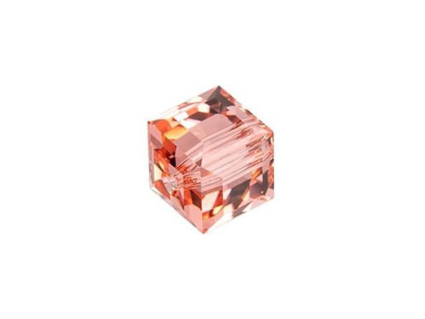 Bring geometric flair to your projects with this PRESTIGE Crystal Components cube bead. This modern bead features a cube shape with precision-cut facets for sparkle from every angle. This bead is perfect for creating a playful feel in your designs. Try it in necklaces, bracelets and even earrings. It's sure to add excitement to your style. This bead is versatile in size, so you can use it in necklaces, bracelets, and earrings. The delightful Rose Peach shade will conjure up the delicate image of a cherry blossom combined with the sweet smell of an English rose, so try it with cream and soft brown components.Sold in increments of 6