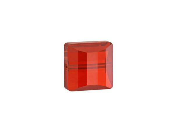 Looking to add a fiery element to your next project? This Stairway bead from PRESTIGE Crystal Components is a blast in Crystal Red Magma. Two sides of the square shape are rounded and the other two sides are flat, giving a more dimensional look. The rich red shade is freckled with hints of orange when it shines in the light for even more dimension. Add to dangling earrings or to fun craft projects.