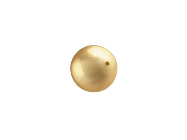 PRESTIGE 5810 8mm Crystal Pearl Bright Gold (50 Pieces)