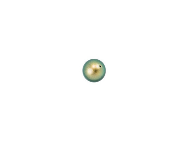 PRESTIGE 5810 4mm Round Crystal Pearl Iridescent Green (100 Pieces)