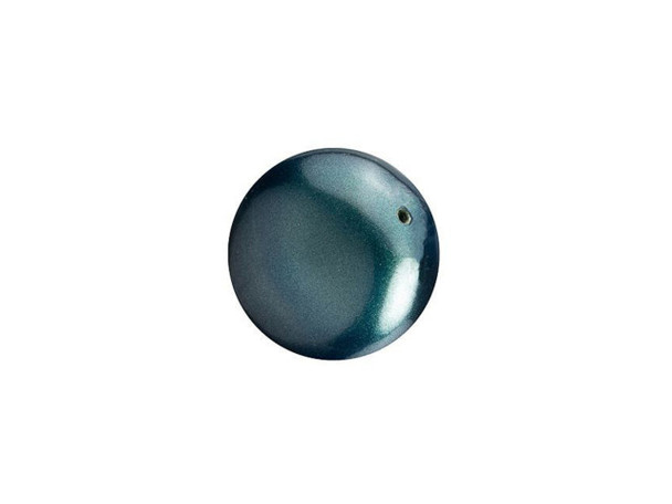 Decorate designs with the exotic look of this PRESTIGE Crystal Components pearl. This crystal pearl features a smooth, round surface that will accent any jewelry design with a dash of timeless elegance. Pearls are always classic choices for designs and exude sophistication and luxury. This pearl color features a vibrant teal base and a subtle iridescent shimmer. This soft and versatile shade is an organic effect inspired by the rare and exclusive saltwater pearls that originate from Tahiti.Sold in increments of 10