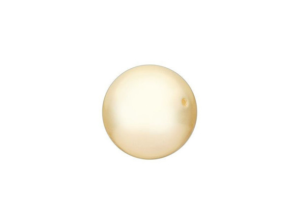 Design elegant jewelry using this PRESTIGE Crystal Components pearl in Light Gold. This beautiful crystal pearl displays a slightly golden, pearlescent sheen and the large 10mm size is sure to attract attention to your designs. This faux pearl has a heavier, more realistic feel than faux glass pearls.Sold in increments of 10
