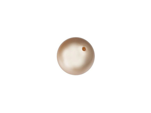 Become a blushing beauty with this PRESTIGE Crystal Components 5810 8mm round pearl in Rose Gold. This crystal pearl features a smooth, round surface that will accent any jewelry design with a dash of timeless elegance. Pearls are always classic choices for designs and exude sophistication and luxury. This pearl is the perfect size for adding to bracelets and necklaces. It features a creamy shade of gold with blush accents for a romantic look.Sold in increments of 50
