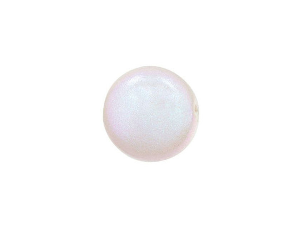 Create something dreamy with this PRESTIGE Crystal Components pearl. This crystal pearl has a flattened shape, perfect for fitting into countless designs. It works in earrings, necklaces and bracelets. This pearl is lighter compared to the regular round crystal pearl, so you can use larger sizes without weighing down your designs. This unique pearl would make an elegant choice for any look. This pearl features a soft pink sheen with a glimmering iridescence that captivates. You'll love the magical "unicorn" look of this pearlSold in increments of 10