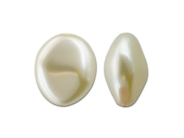 Add something special to your designs with this crystal baroque coin pearl from PRESTIGE Crystal Components. This crystal pearl features a coin shape punctuated with uneven ridges and valleys giving it an organic feel. Pearls are always classic choices for designs and exude sophistication and luxury. This faux pearl has a crystal core that makes it heavier. Its pearl coating is similar to a natural pearl luster and is consistent in color.Sold in increments of 5
