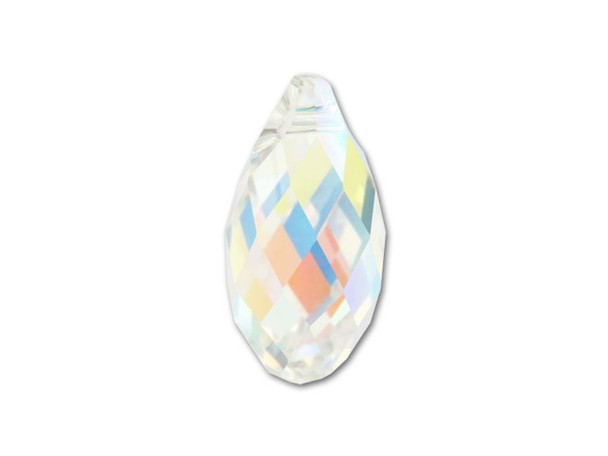 This wonderful faceted Briolette from PRESTIGE Crystal Components crystal is yet another in a long line of wonderful cuts and shapes from the master of crystal beads and pendants. We just love the Briolette pendant for it's superior sparkle. Add it to your earring designs, lampshades, and more. The sky is the limit with this wonderful element. It features a clear color with a magical iridescent gleam.