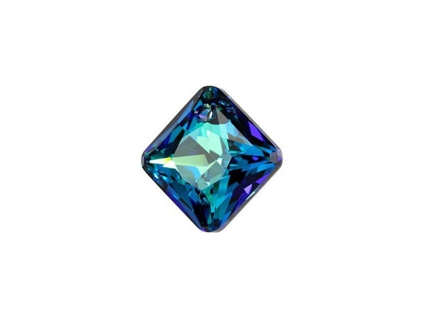 PRESTIGE 6431 16mm Princess Cut Pendant Crystal Bermuda Blue