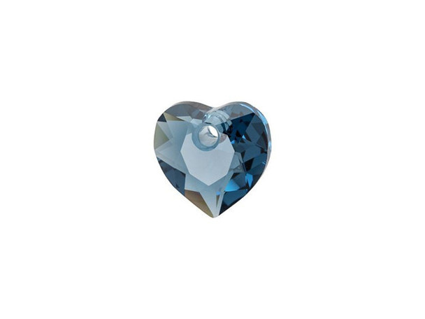 Add a modern and romantic symbol to your style with this PRESTIGE Crystal Components Heart Cut pendant. This pendant will promote a sense of everyday passion in your jewelry projects, making each design enduring and iconic. The beautiful crystal pendant sparkles at every angle. This small pendant can be used in necklaces, bracelets, and even earrings. This crystal features a deep blue sparkle like a Montana night sky.Sold in increments of 3