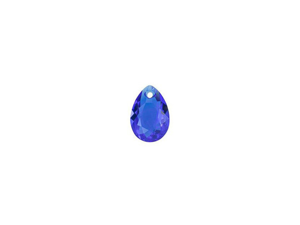Create sophistication and sparkle in your jewelry designs with this PRESTIGE Crystal Components pear cut pendant. This classic yet contemporary shape will give your projects a standout style with its multilayered, gemstone-inspired cut. This lightweight pendant is sure to make a wonderful showcase in your necklace and earring designs. It features deep and regal blue color.Sold in increments of 3