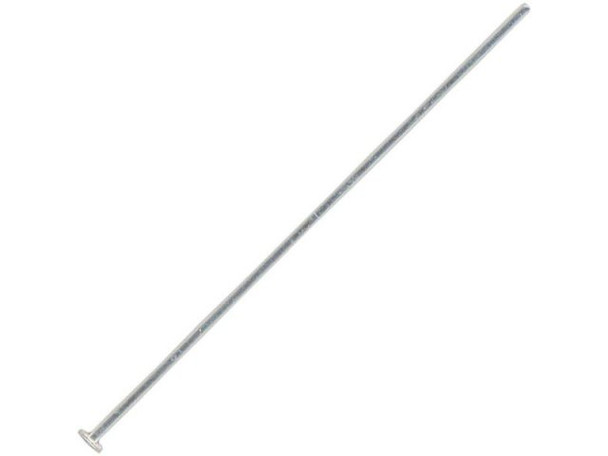 Silver Plated Head Pin, 1-1/2", Thin (ounce)