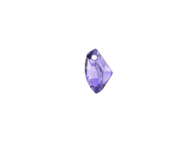 Take your looks to another dimension with this Galactic vertical pendant from PRESTIGE Crystal Components. This crystal pendant features a unique, asymmetrical shape covered with sharp facets that create eye-catching sparkle at every angle. Use this triangular-shaped pendant as a fun focal for a necklace. This pendant features an icy purple sparkle.