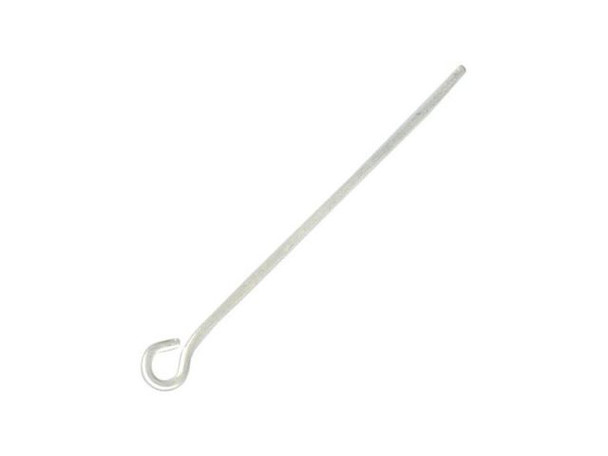 Silver Plated Eye Pin, 7/8", Thin (ounce)