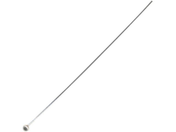 Sterling Silver Ball End Head Pin, 2" (10 Pieces)