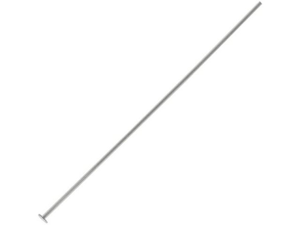 2 Inch 2mm Dot Head Pins- Antique Silver (10 pieces)