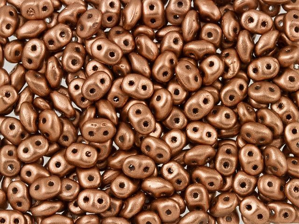 Matubo SuperDuo 2 x 5mm Matte Metallic Copper 2-Hole Seed Bead 2.5-Inch Tube Matubo SuperDuo 2 x 5mm Matte Metallic Copper 2-Hole Seed Bead 2.5-Inch Tube