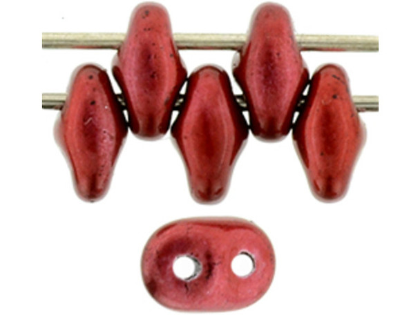 Matubo SuperDuo 2 x 5mm Metalust Lipstick Red 2-Hole Seed Bead 2.5-Inch Tube Matubo SuperDuo 2 x 5mm Metalust Lipstick Red 2-Hole Seed Bead 2.5-Inch Tube