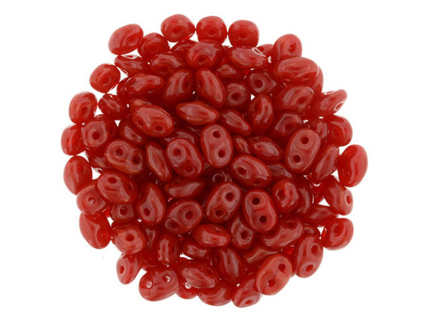 Matubo SuperDuo 2 x 5mm Cherry 2-Hole Seed Bead 2.5-Inch Tube Matubo SuperDuo 2 x 5mm Cherry 2-Hole Seed Bead 2.5-Inch Tube