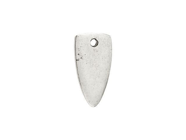 Nunn Design Antique Silver-Plated Pewter Flat Mini Arrowhead Charm